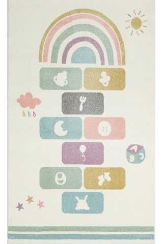Eko Halı Eko Kids Kds 25 Pastel Hav Toz Vermez Çocuk Odası Halısı - 120x180