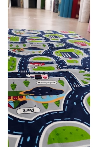 Plato Halı Soft 3062 Junior Çocuk Odası Kaymaz Jel Kesme Yolluk