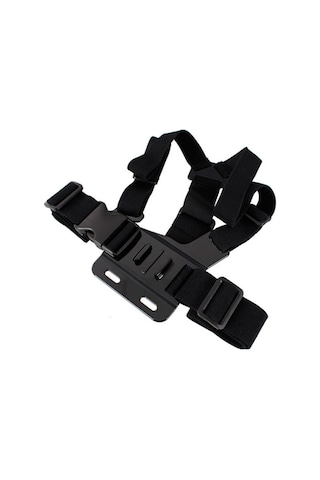Tüm Aksiyon Kameralara Uyumlu Göğüs Bandı Askısı Chest Mount Siyah