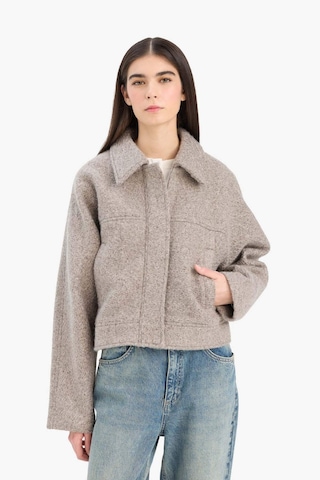 Defacto Regular Fit Polo Yaka Kaşe Mont E8630ax25augr476 Gri