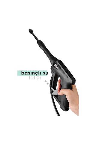 Vcr-100p Yüksek Basınçlı Oto Yıkama Makinesi - 150 Bar Hortumlu Ve Sprey Tabancalı