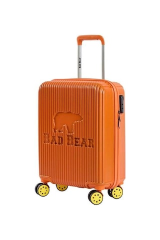 Bad Bear Logo Suitcase 23.01.80.003t Turuncu Kabin Boy Valiz 40lt Turuncu