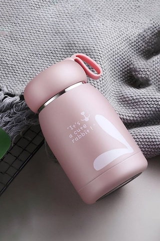 Pembe 304 Çelik 320 Ml Bebek Mama Saklama Termosu Mug Cin493pm Pembe
