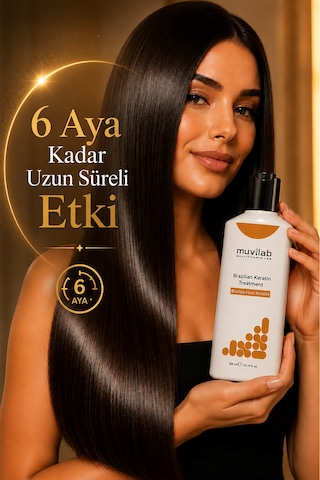 Brezilya Fönü Keratin Saç Bakımı Kalıcı Saç Düzleştirici 6 Aya Kadar Etkili Isı Koruyucu Krem