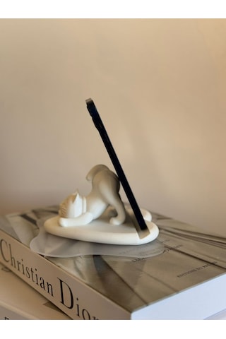 Sevimli Kedi Telefon Tutucu - Esnek Kedi Standı Sevimli Telefon Standı