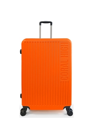 Coral High Abs Turuncu Büyük Boy Valiz 16523