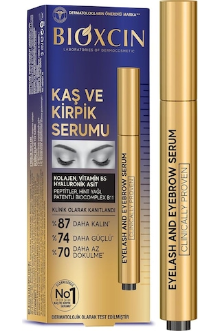 Kaş Ve Kirpik Serumu Biocomplex B11, Hyaluronik Asit, Hint Yağı Ve Peptit İçerikli Gürleştirici Ve Uzatı