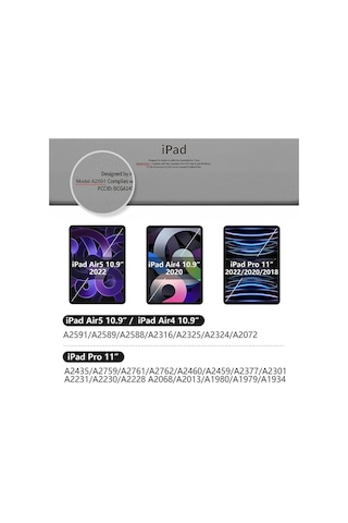 Apple Uyumlu iPad Pro 4. Nesil 2022 M2 11" Inç Paperlike Nano Kırılmaz Ekran Koruyucu Kağıt Hissli