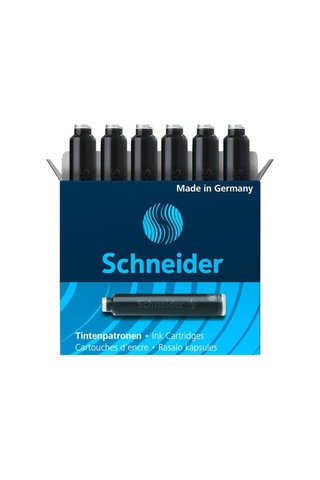 Schneider Tükenmez Dolma Kalem Kartuşları 109411752 Siyah