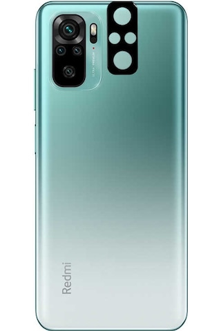 Xiaomi Redmi Note 10 Zore 3D Kamera Camı Siyah