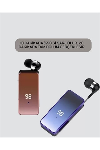 Ultra Hızlı Şarj Özellikli Type-c Bluetooth Kulaklık 10 Dakikada %50 Şarj 20 Dakikada Tam Dolum Yeni Nesil 1
