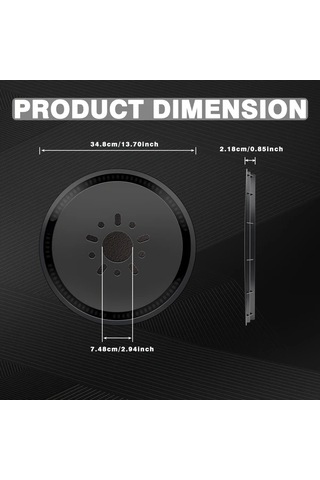 Xuweiwei 2007 2018 Wrangler Jk 2018 2019 1987 2021 Jku Jlu İçin Red Led Halka Arka Tekerlek Işığı Yedek Lastik Işığı Pili Yok