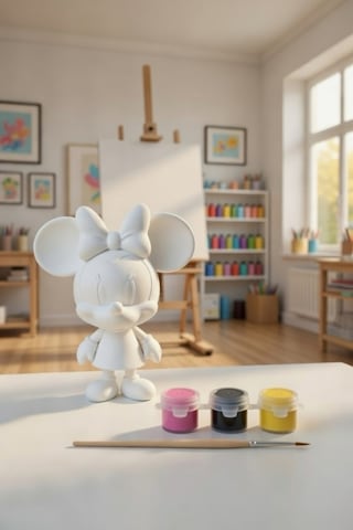 Minnie Mouse Boyama Seti 3 Renk Boya Ve Fırça Çocuklara Ve Sevgiliye Özel Minnie Mouse Boyama Seti 3 Renk Boya Ve Fırça Çocuklara Ve Sevgiliye Özel