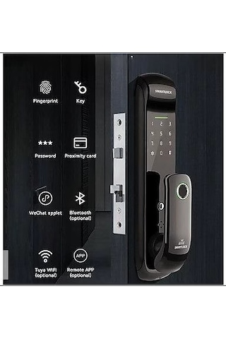 Bluetooth Biyometrik Parmak İzi Akıllı Kapı Kilidi