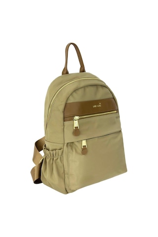 Bolsas Saten Kumaş Kadın Sırt Çanta Bej 1046 Bej