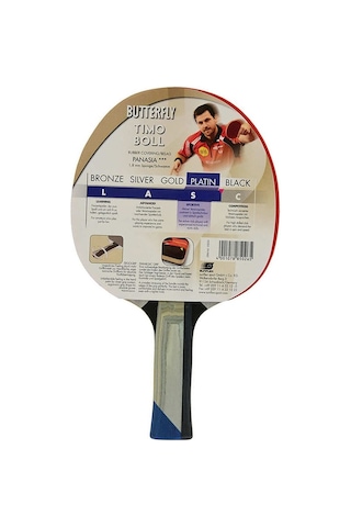 Butterfly Platin Tenis Masa Tenisi Raketii