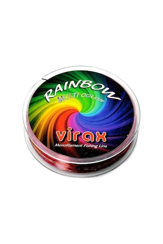 Virax Rainbow 300m Multicolor Monofilament Misina 0.20 mm