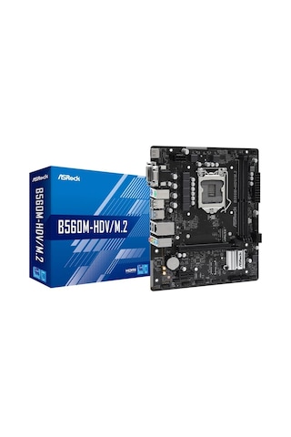 Asrock B560M-HDV/M2 Intel B560 3200 MHz DDR4 Soket 1200 mATX Anakart