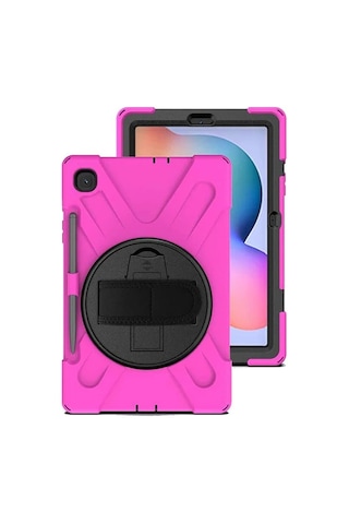 Galaxy Uyumlu Tab S6 Lite P610/p615/ P617 Kılıf Kalem Yerli 3 Katmanlı Standlı Zırh Kılıf/shockproof- 5775