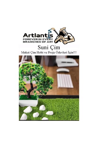 Yapay Çim A3 30x40 Cm 1 Adet A3 Boyutunda Maket Çim Dekorati Yapay Çim Halı Teraryum Suni Çim Belirtilmemiş