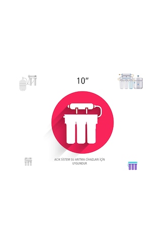 Iono 5 Aşamalı Standartmembranlı Açık Kasa Su Arıtma Filtre Seti