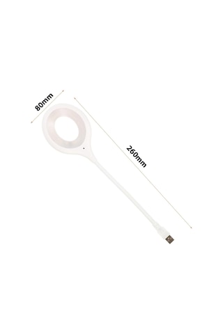 Ecuy Portatif Akrobatik Usb Led Okuma Ve Çalışma Lambası 20 Smd Led Powerbank Uyumlu 5000k Doğal Işık Beyaz