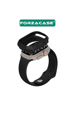 Forzacase Apple Uyumlu Watch  Ultra / Ultra 2 49mm İle   Önü Açık Armor Silikon Tpu Kasa Koruyucu Kılıf - Fc1176