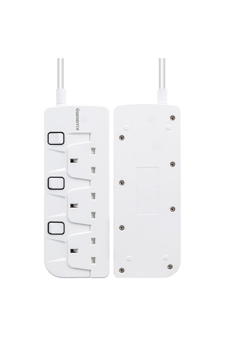 3lü Ayrı Anahtarlı İngiliz Soket 2 Metre Termal Akım Korumalı Gru Diğer