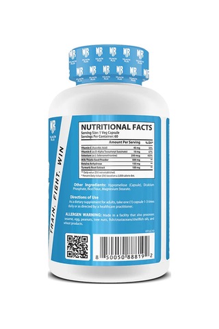 Muscle Rulz Lıver Detox Milk Thistle Betaine Turmeric Selenium