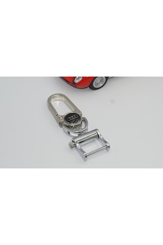 Audi Uyumlu Logo Krom Metal Stil Anahtarlık New Style (324200677)