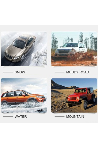 Youtek 20 Adet Nylon Araba Kayma Engeli Zinciri -40 C Dayanıklı + Eldiven Çifti - Tüm Lastikler 175-285mm - Kar, Çamur, Buz Yolları İçin