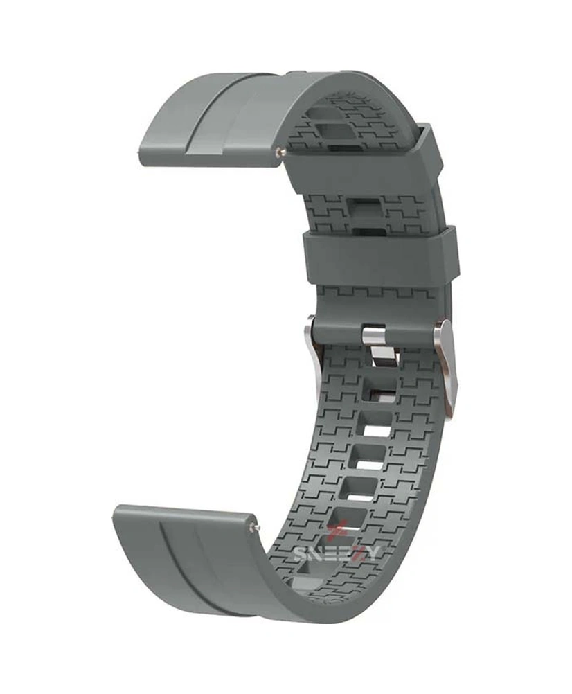 Huawei Watch Gt6 46mm Uyumlu Kordon Novagt Metal Tokalı Yumuşak Silikon Kordon