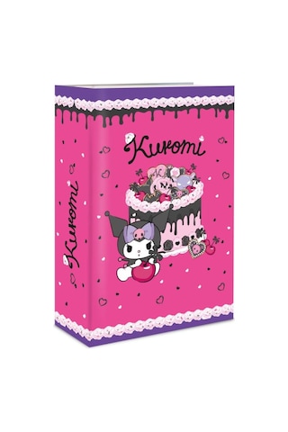 Kuromi Figürlü Çelik Kilitli Pembe Mor Para Kasası
