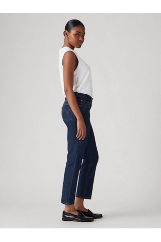 Levi's 501 Crop Kadın Jean Pantolon - Salsa Stonewash-8870 Dark İndigo - Flat Finish