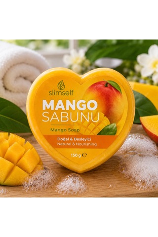 Slimself Mango Süngerli Doğal Sabun Slimself Mango Süngerli Doğal Sabun