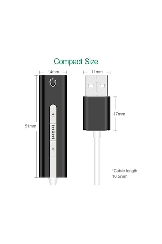 Alfais 5072 7.1 USB Harici Ses Kartı