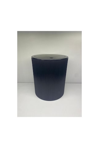 Yuvarlak Çöp Kovası 6,5 Lt Siyah