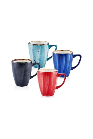 The Mia Porselen 4lü Kupa Seti - 250 Cc Kpa0089