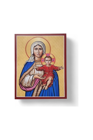 Tespihli Meryem Ana İkona