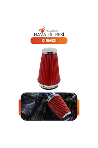 Hava Filtresi Kırmızı Universal Açık Hava Filtresi Yüksek Akış