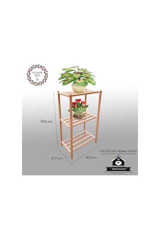 Çiçek Standı 6 - Çiçeklik -Saksılık- Çiçek Rafı -Balkon Düzenleme