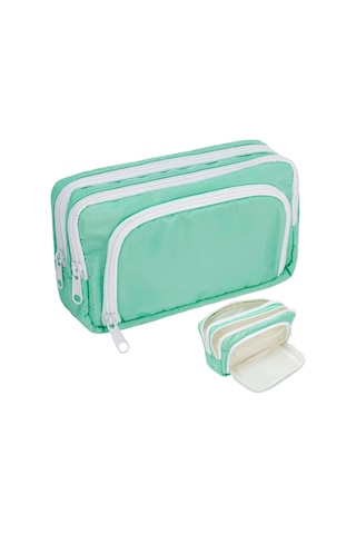 Bölmeli Kayısı Kalem Kutusu Büyük Kalem Kutuları Çok Amaçlı Kalem Çantası Şık Kalem Kutusu Masa Düzenleyici Estetik Makyaj Çantaları Diğer