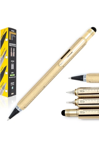 Monteverde Tool Pen Serisi Mv35482 Rb Multifunction Gold Roller K Çok Renkli