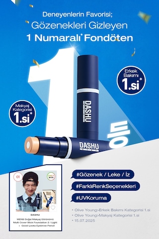 Dashu Mens Multi Cover Stick Foundation 03 Sand Beige Spf50+ Pa++++ 03 Sand Beige