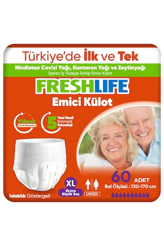 Freshlife Emici Külot Hasta Bezi XL 2 x 30'lu