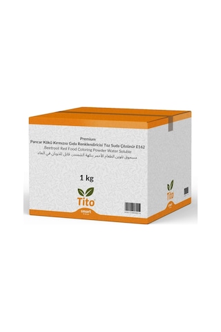Premium Pancar Kökü Kırmızısı Gıda Renklendiricisi Toz Suda Çözünür E162 1 Kg