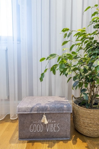 Muomuo Home Keçe Kapaklı Mini Kutu 35X24X24 Cm. Gri Çok Renkli