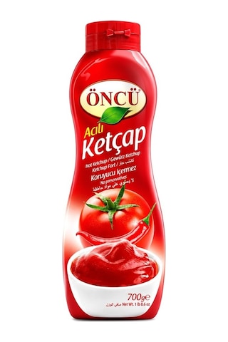 Öncü Ketçap 700 Gr Acılı X 6 Adet