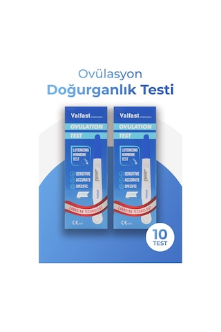 Ovulasyon Doğurganlık Yumurtlama Testi 2 Kutu 10 Adet Kalem Test