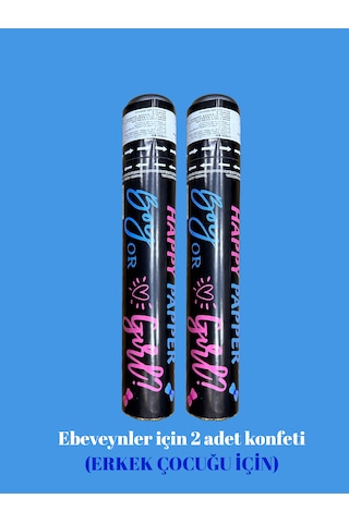 Mavi Rüya Erkek Bebek Cinsiyet Partisi Konfetisi 2 Adet